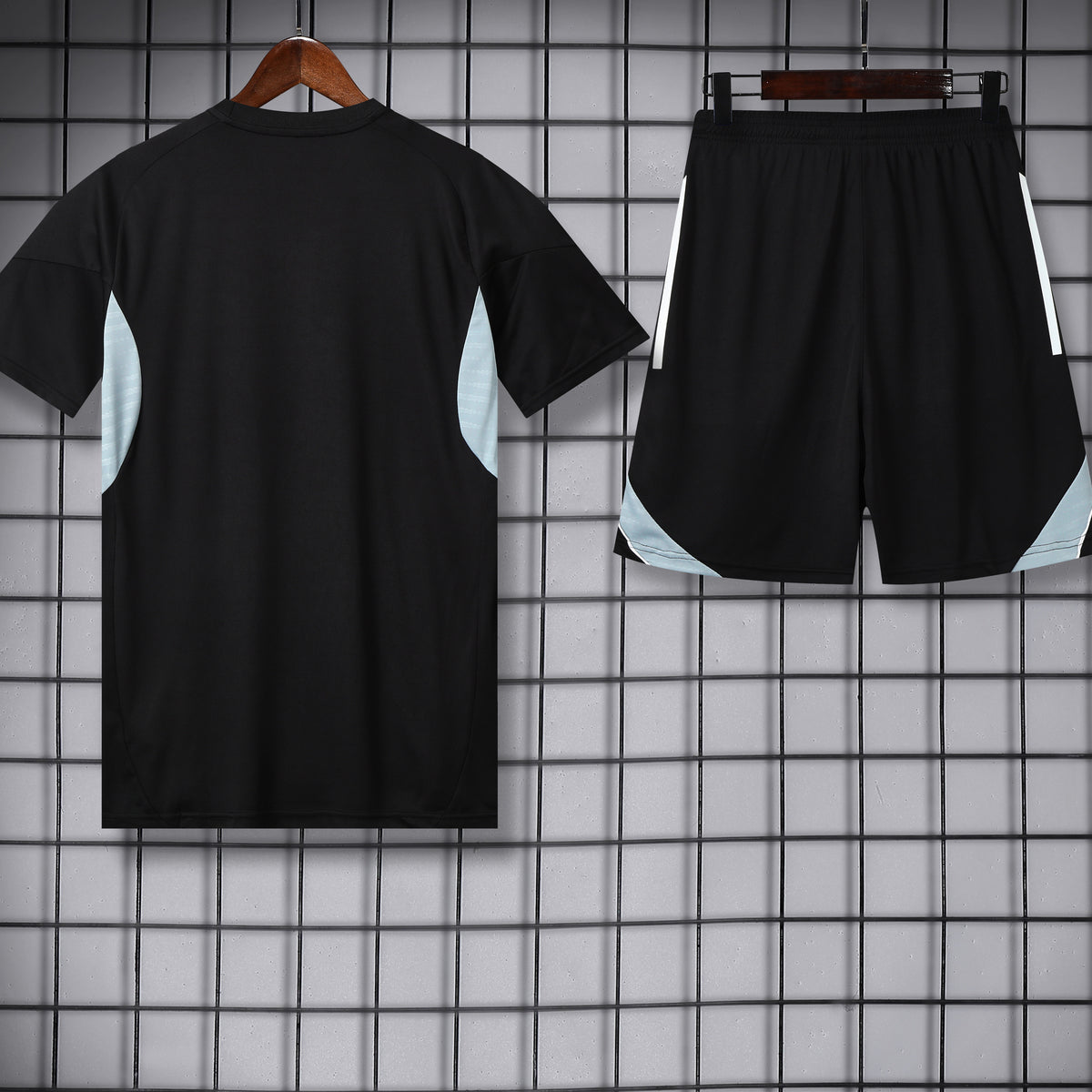 Ensemble Maillot Short Real Madrid 2025 2026 Noir Sombre