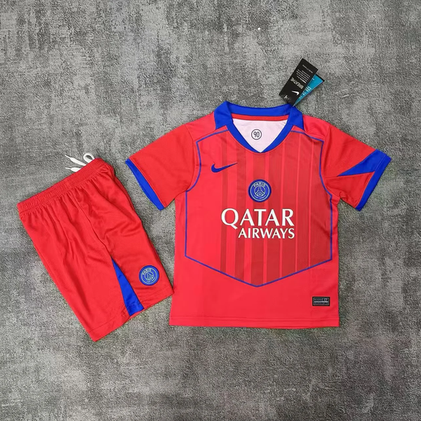 Kit Enfant PSG Rouge Third 2025 2026