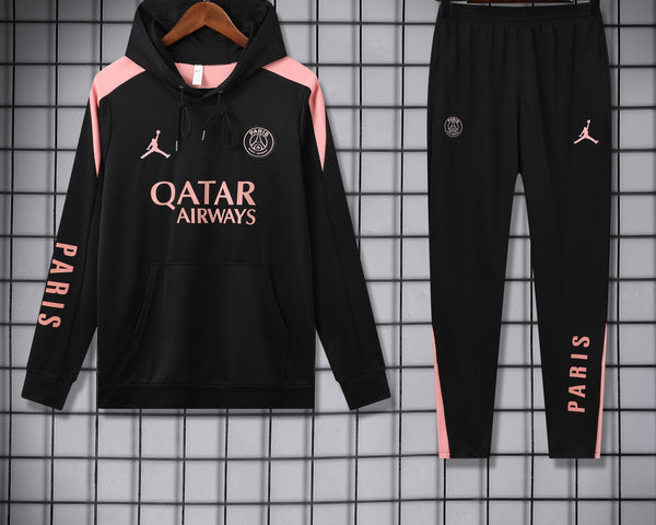 Ensemble Sweat capuche PSG Jordan 2024 2025 noir