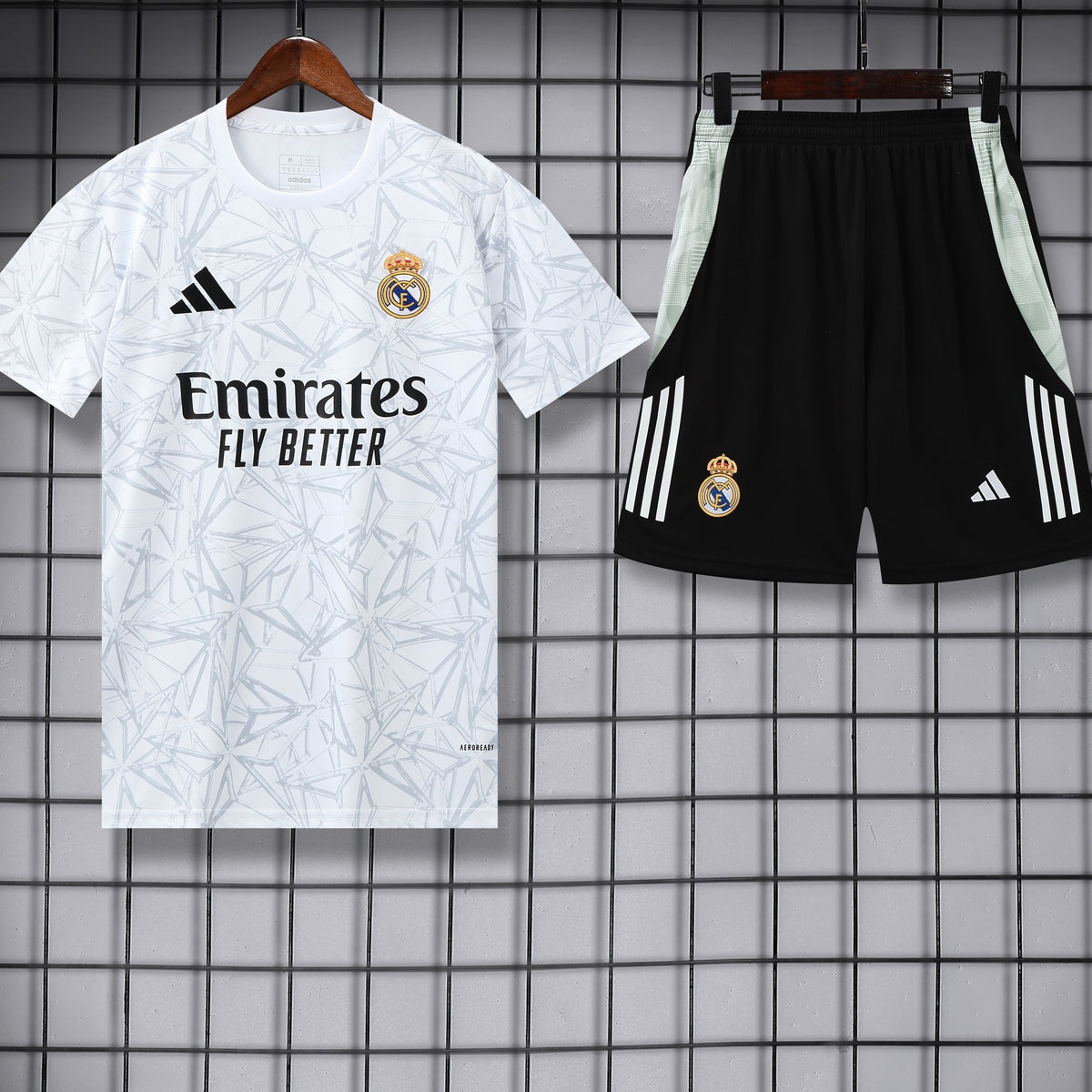 Ensemble Real Madrid Blanc/Noir