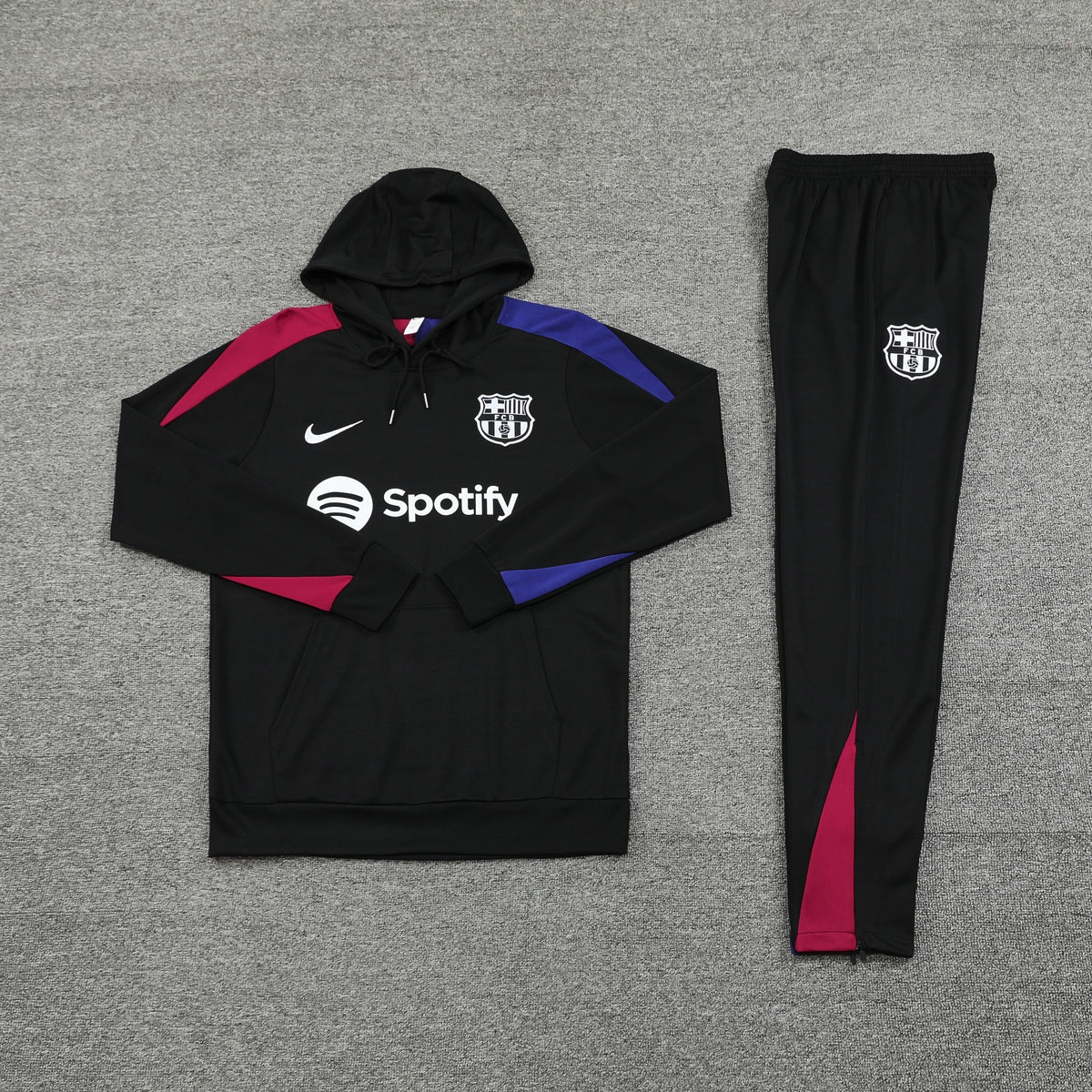 Ensemble Sweat capuche Barcelone 2024 2025 noir