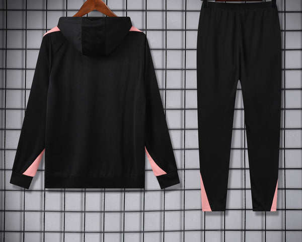 Ensemble Sweat capuche PSG Jordan 2024 2025 noir
