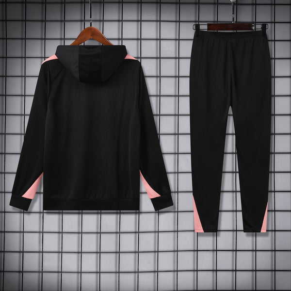 Ensemble Sweat capuche PSG Jordan 2024 2025 noir