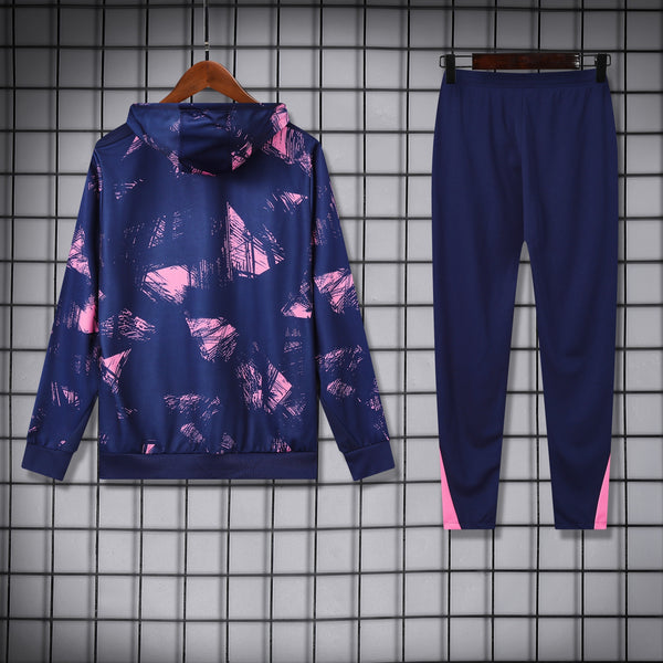 Ensemble Sweat capuche PSG Jordan 2024 2025 Blue