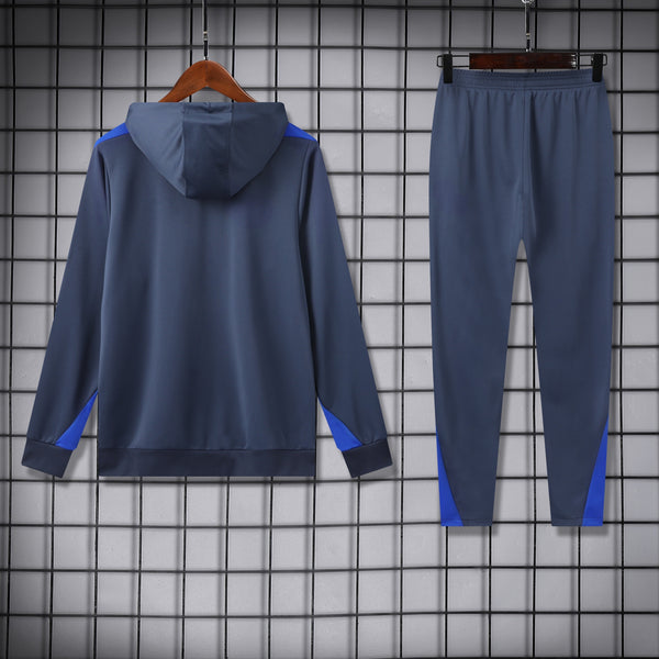 Ensemble Sweat capuche Inter Milan 2024 2025 bleu