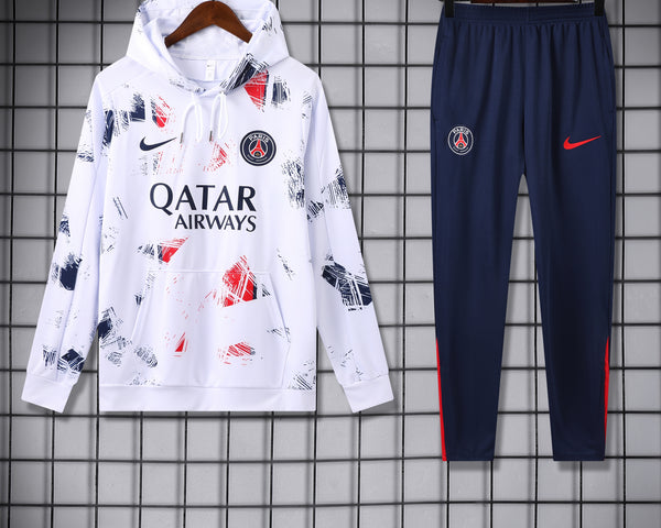 Ensemble Sweat capuche PSG 24-25 camouflage blanc