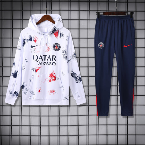 Ensemble Sweat capuche PSG 24-25 camouflage blanc