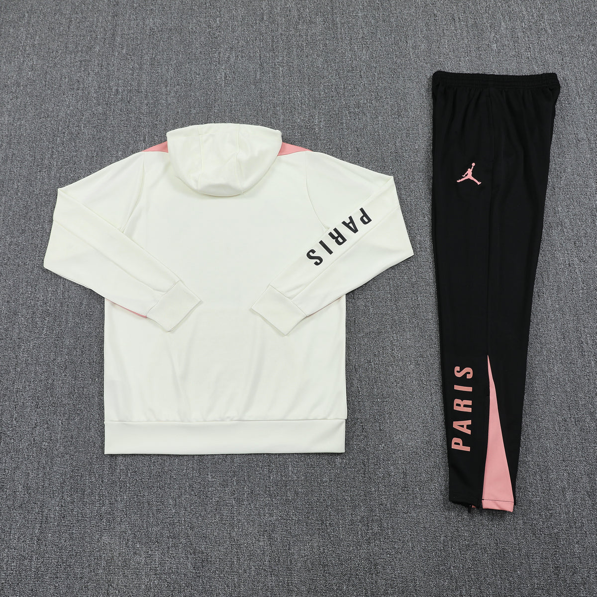 Ensemble Sweat capuche PSG Jordan 2024 2025 Blanc