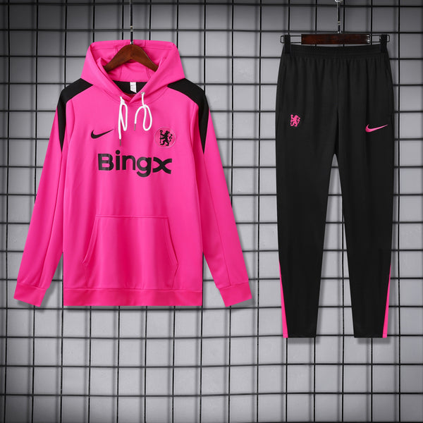 Ensemble Sweat capuche Chelsea 2024 2025 rose