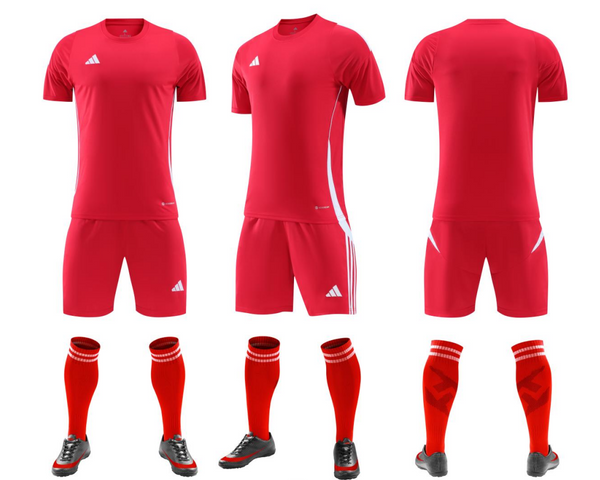 Ensemble match rouge Adidas