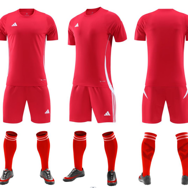 Ensemble match rouge Adidas