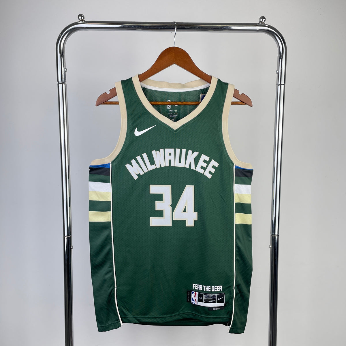 Nike 2022 Icon Edition Thanasis Antetokounmpo Milwaukee Bucks Swingman