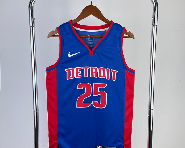 Maillot Swingman Nike Icon Edition Detroit Pistons - Bleu