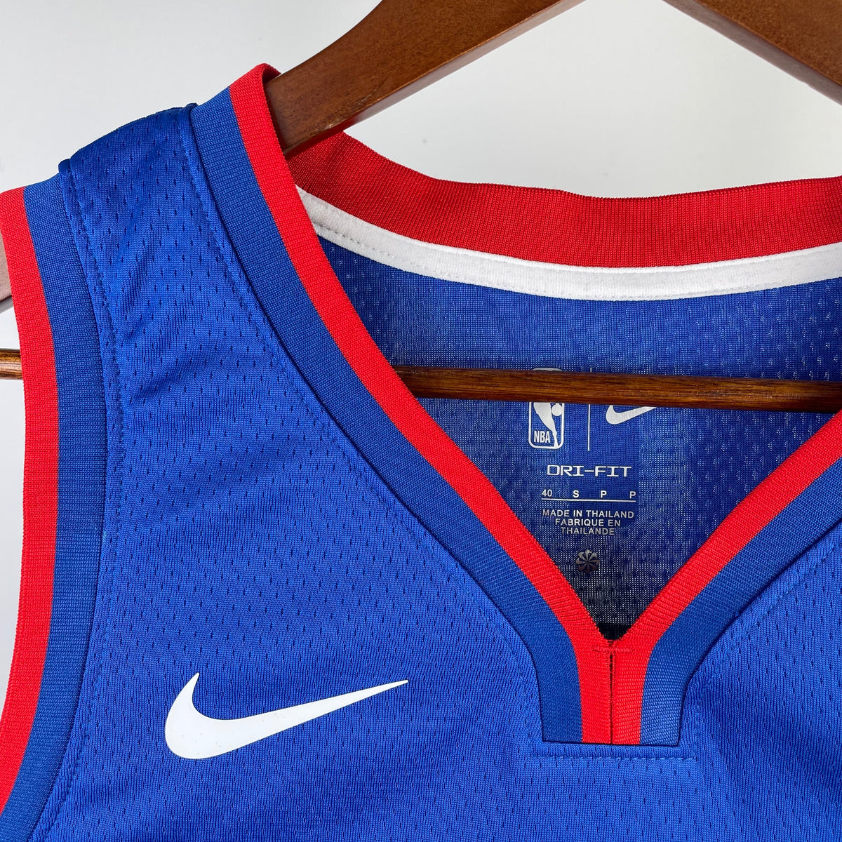 Maillot Swingman Nike Icon Edition Detroit Pistons - Bleu