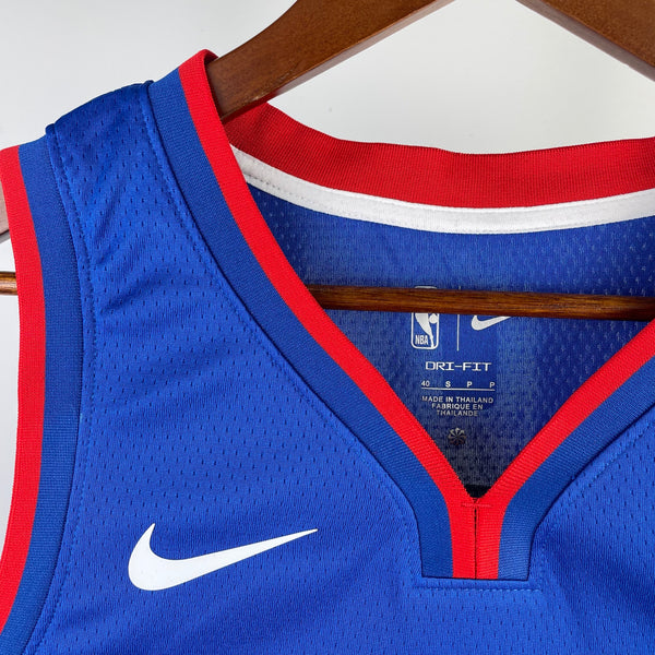Maillot Swingman Nike Icon Edition Detroit Pistons - Bleu