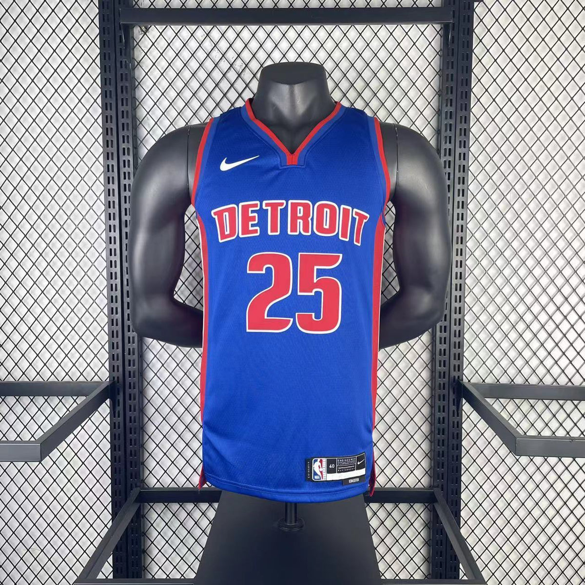 Maillot Swingman Nike Icon Edition Detroit Pistons - Bleu