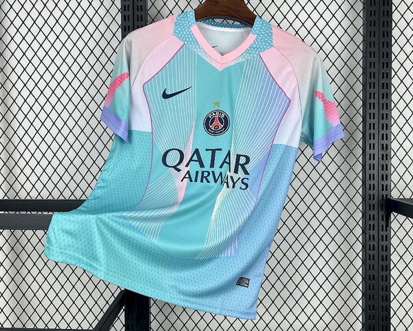PSG Paris Saint Germain maillot foot concept bleu 2025 2026
