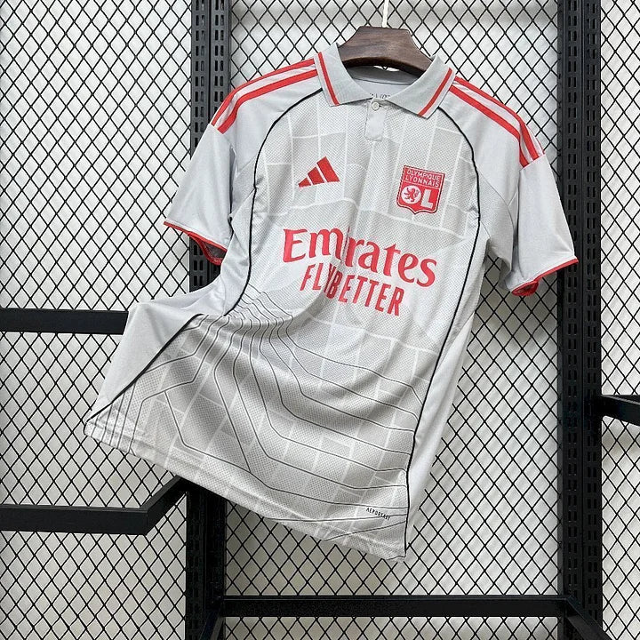 Maillot Lyon Third Gris 2025/26