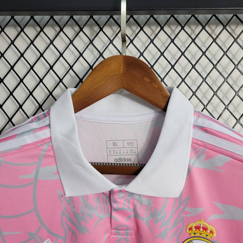 MAILLOT 25/26 REAL MADRID SPÉCIAL STYLE POLO ROSE