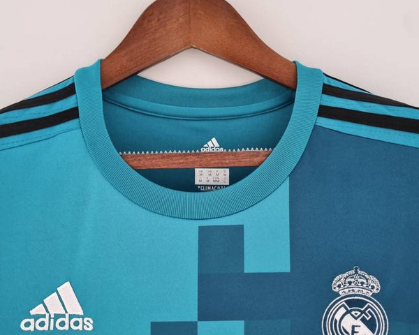 REAL MADRID 17-18 AWAY AUTHENTIC RETRO BLEU