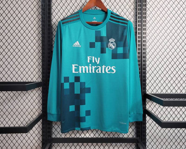 REAL MADRID 17-18 AWAY AUTHENTIC RETRO BLEU