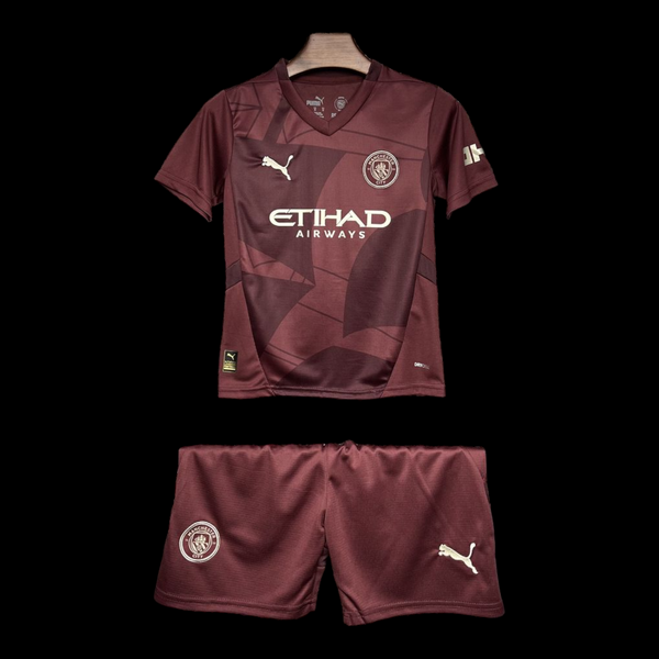 KIT ENFANT 24/25 MANCHESTER CITY ROUGE