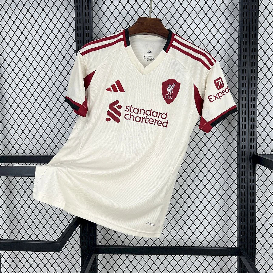 Liverpool maillot foot extérieur White 2025 2026