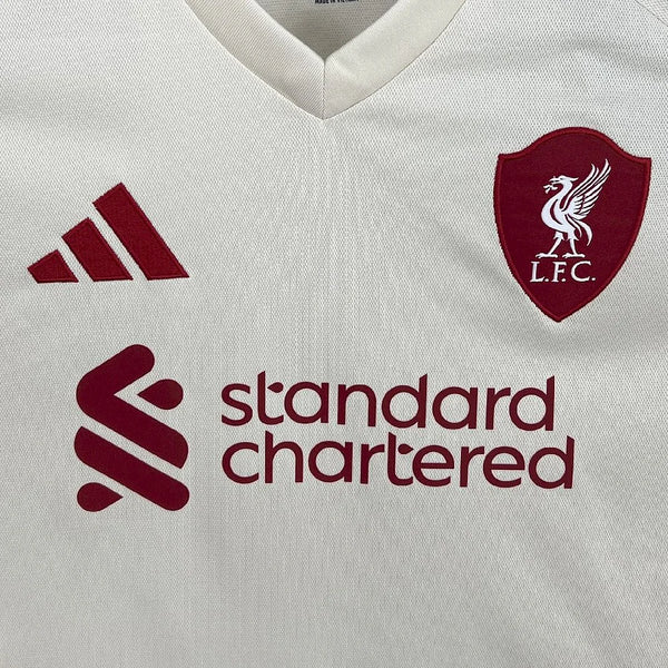 Liverpool maillot foot extérieur White 2025 2026