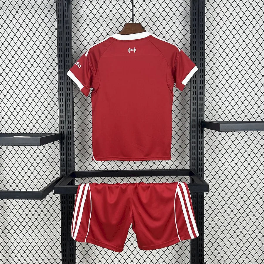 Kit Enfant Maillot Liverpool Foot 2025 2026