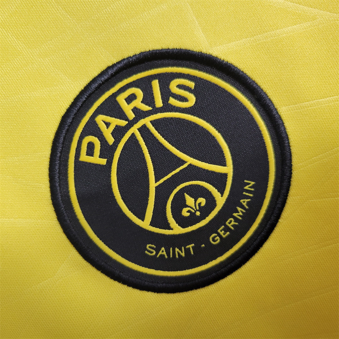 Maillot Paris Saint-Germain avant match Jaune 23/24