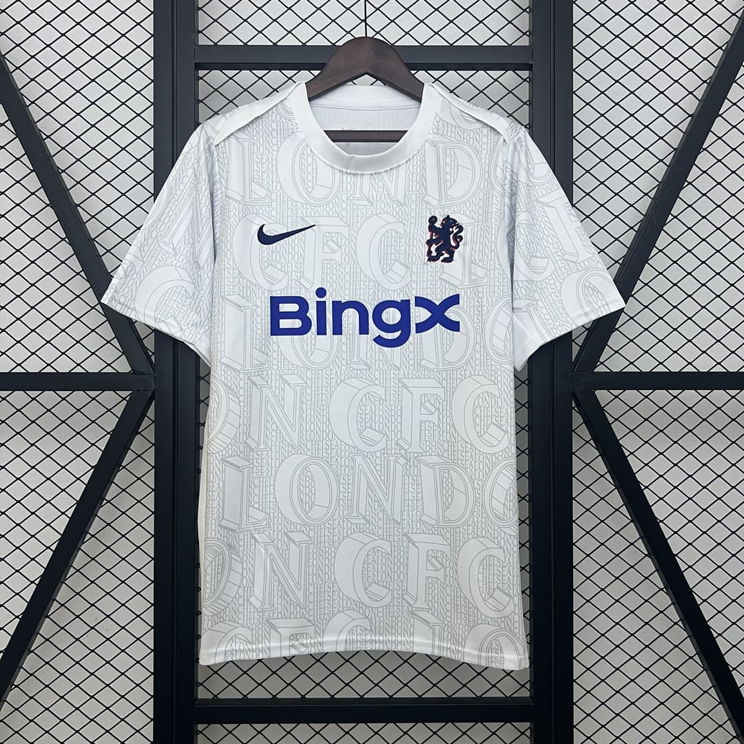 Chelsea 25/26 Maillot Entrainement Blanc