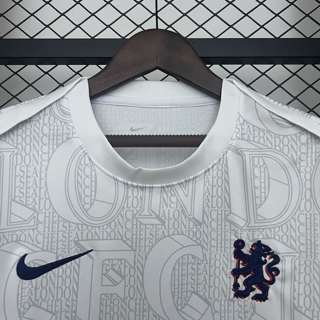 Chelsea 25/26 Maillot Entrainement Blanc