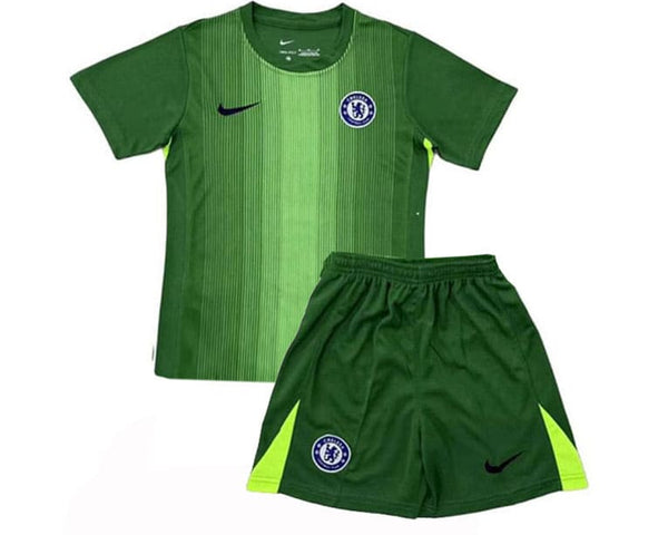 Kit Gardien Chelsea Enfant 2025/2026 Vert