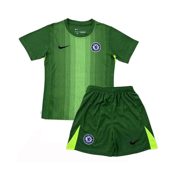 Kit Gardien Chelsea Enfant 2025/2026 Vert