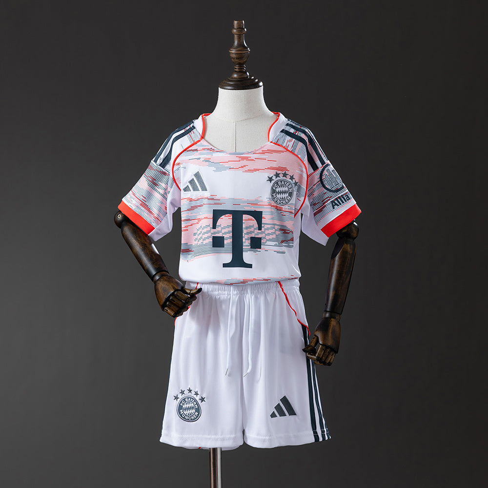 Kit enfant Bayern Munich maillot foot extérieur 2025 2026