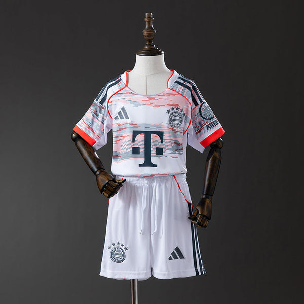 Kit enfant Bayern Munich maillot foot extérieur 2025 2026