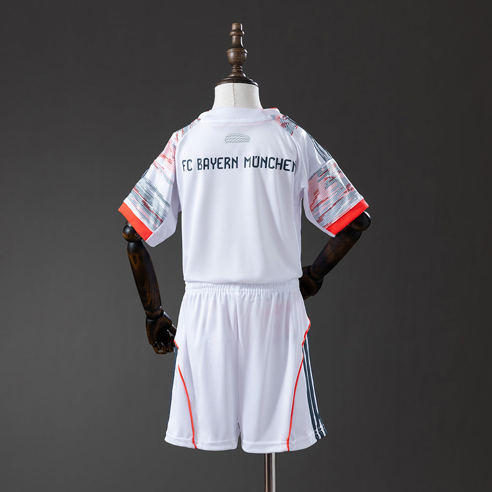 Kit enfant Bayern Munich maillot foot extérieur 2025 2026