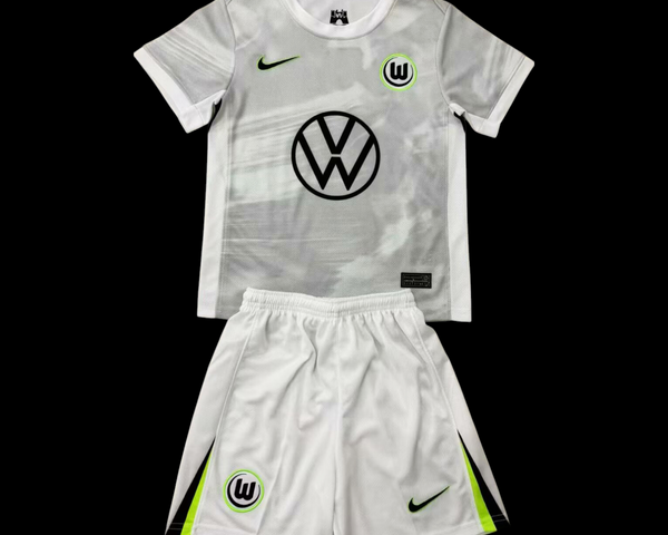 Kit Enfant VfL Wolfsburg 2025/26 Extérieur