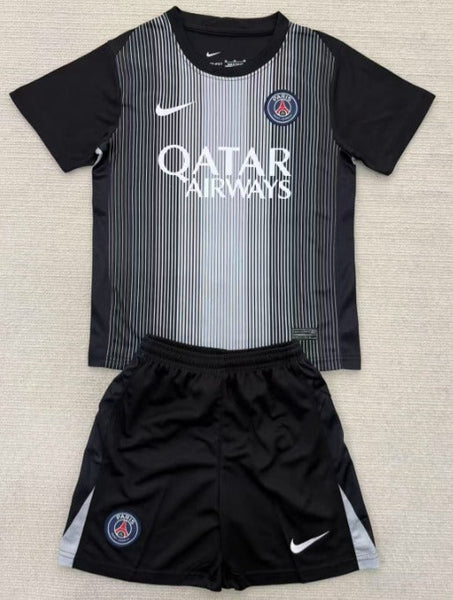 Kit Gardien Enfant PSG noir 2025/2026