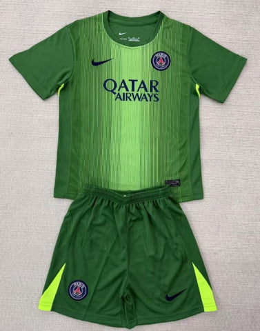 Kit Gardien Enfant PSG Vert 2025/2026