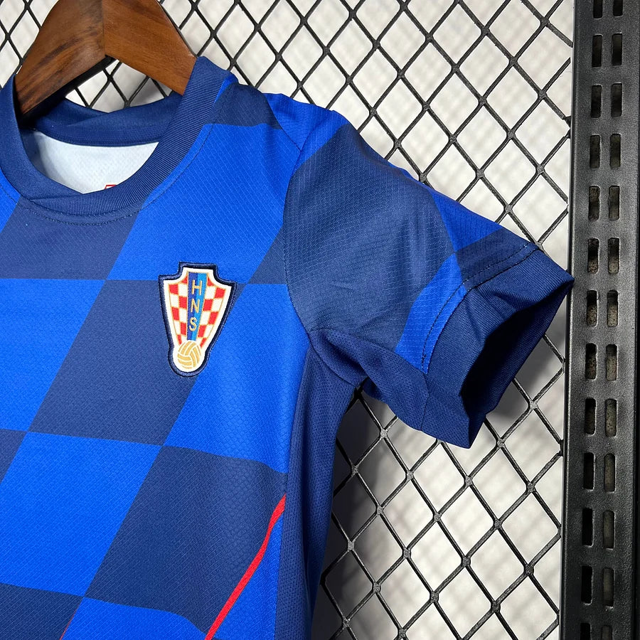 Kit Enfant Croatie maillot foot 2024 2025 Extérieur