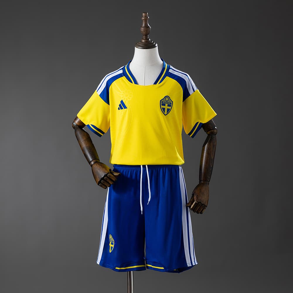 Kit Enfant Suède Domicile Coupe du Monde 2026