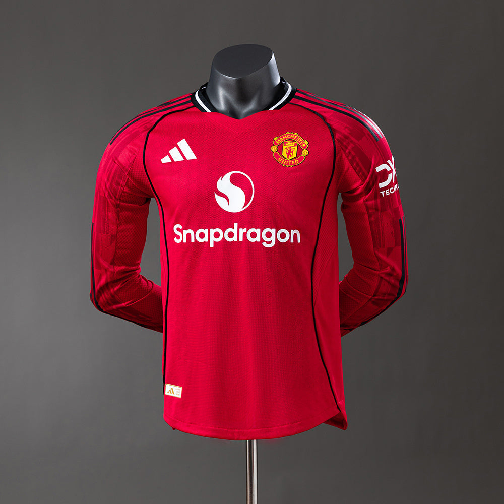 MAILLOT DOMICILE MANCHES LONGUES MANCHESTER UNITED 25/26