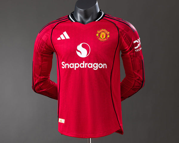 MAILLOT DOMICILE MANCHES LONGUES MANCHESTER UNITED 25/26