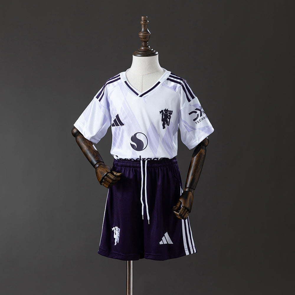 Kits Enfants Manchester United 2025/26 Extérieur
