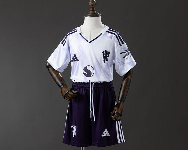 Kits Enfants Manchester United 2025/26 Extérieur