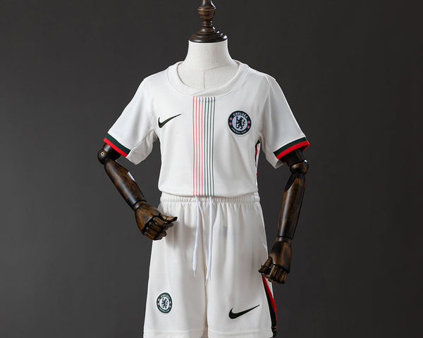 KIT ENFANT 25/26 CHELSEA EXTÉRIEUR WHITE