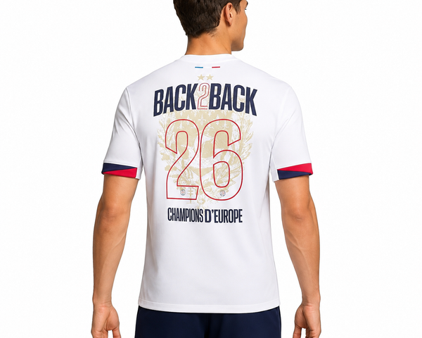 Maillot PSG 2 Étoiles – Champions d’Europe – Extérieur